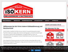 Tablet Screenshot of isokern.de